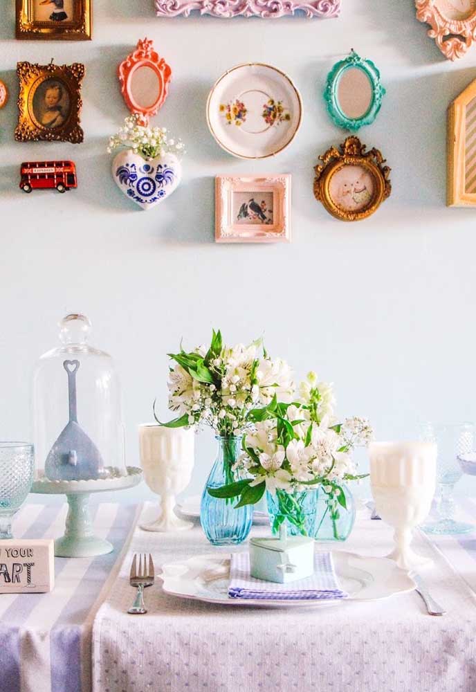 Gather family relics and set up a Mother's Day panel with them