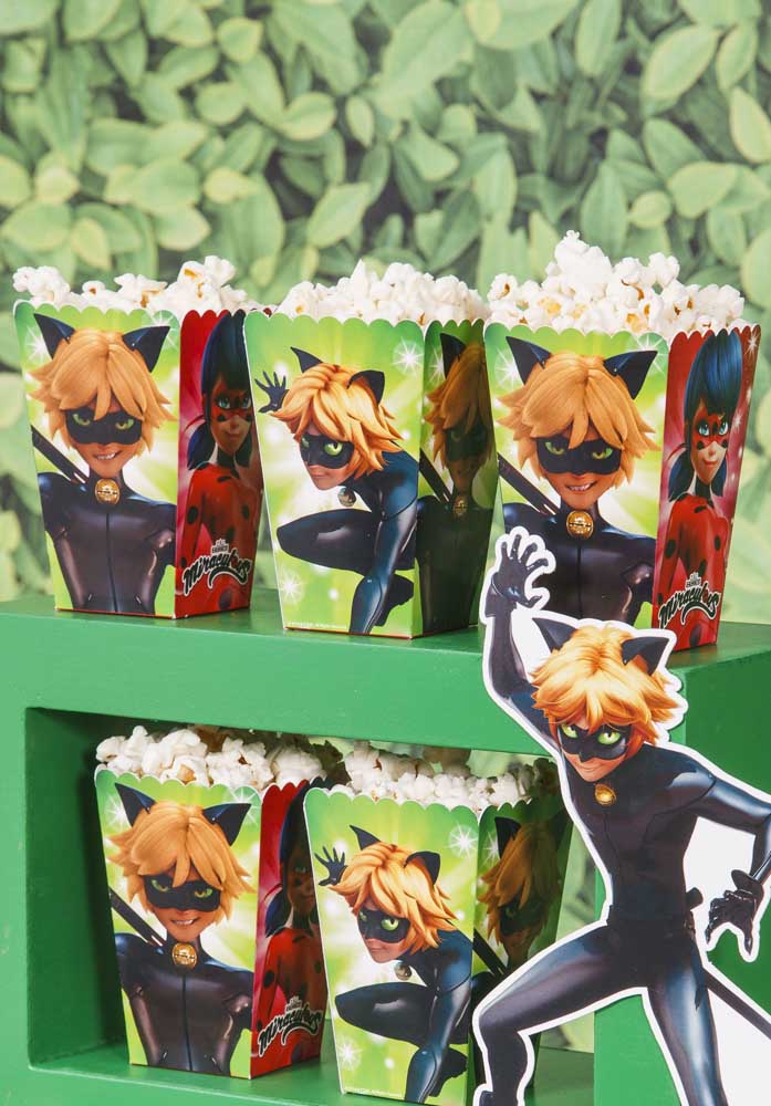 How about serving popcorn at the Ladybug party?