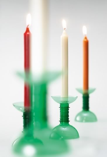 Creative and recycled candlesticks