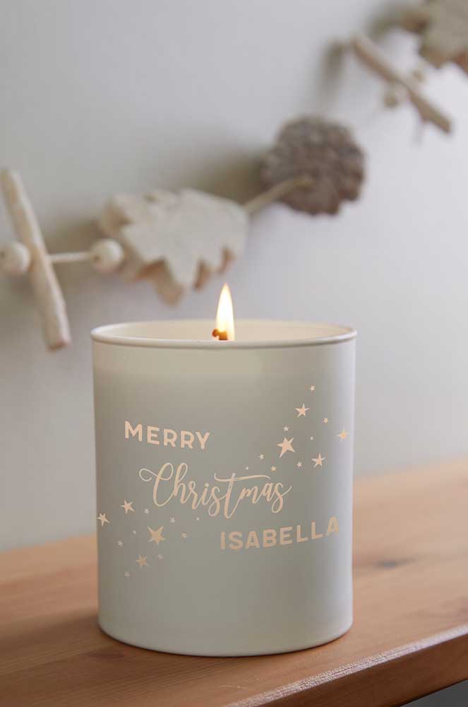 Decorated candles are also a beautiful gift option for Christmas