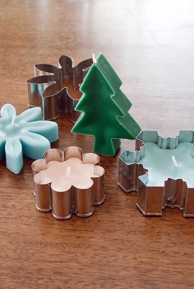 Candle molds can be found easily at craft supply stores 