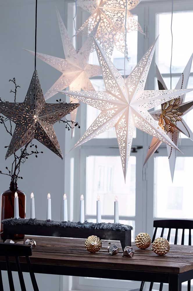 Pure elegance these hollow Christmas stars