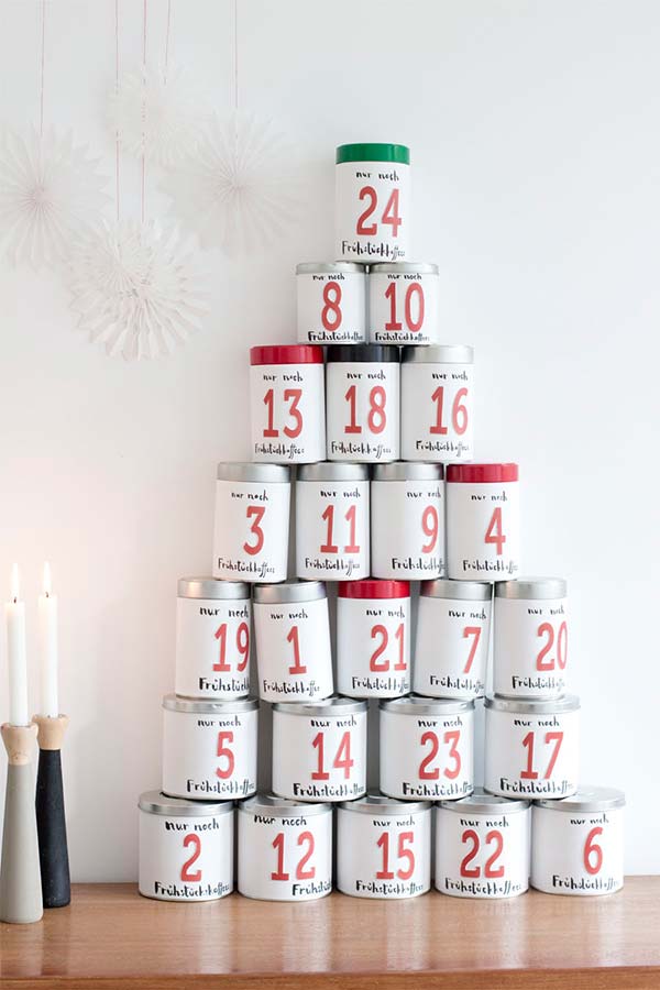 Aluminum cans result in a beautiful calendar