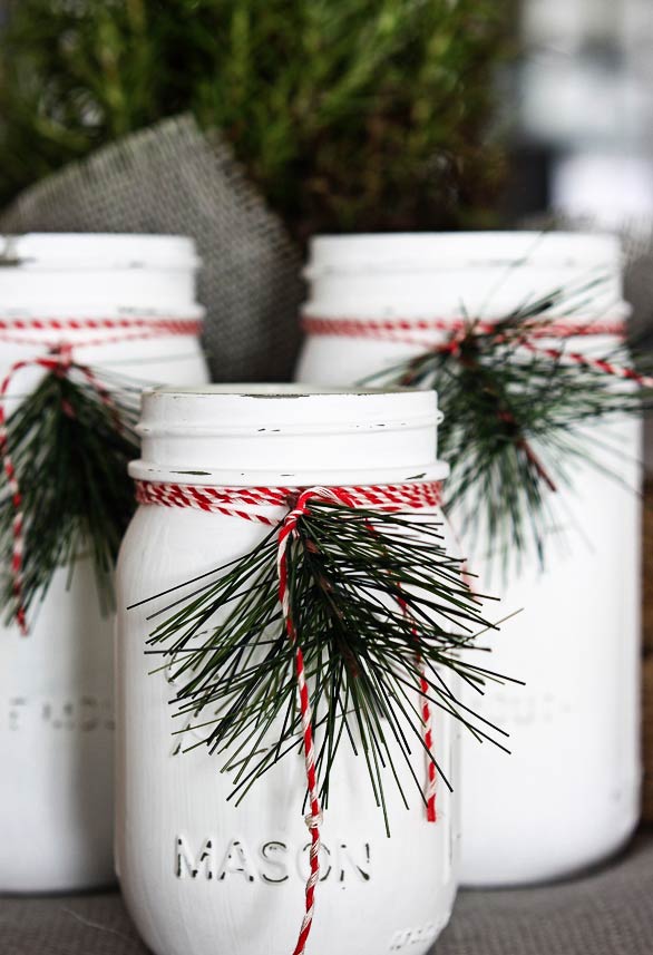 Christmas Marson Jars