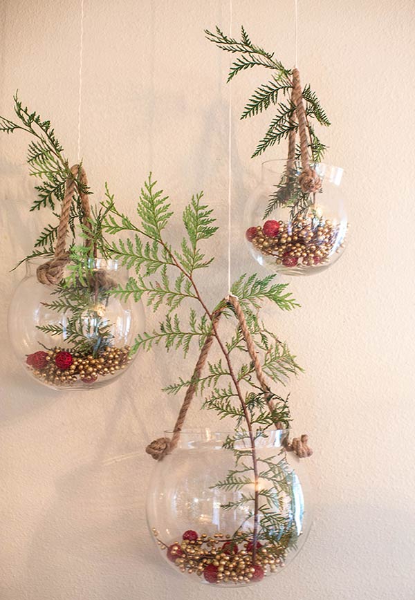 Make a handmade Christmas ornament with a glass bell