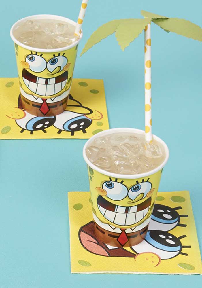 Invest in personalized cups and napkins to make the party even more fun