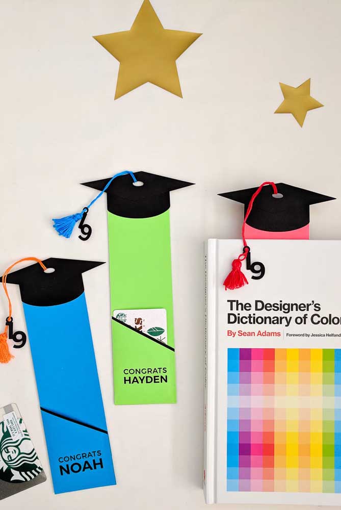 Brand colorful and stylish pages for design graduates