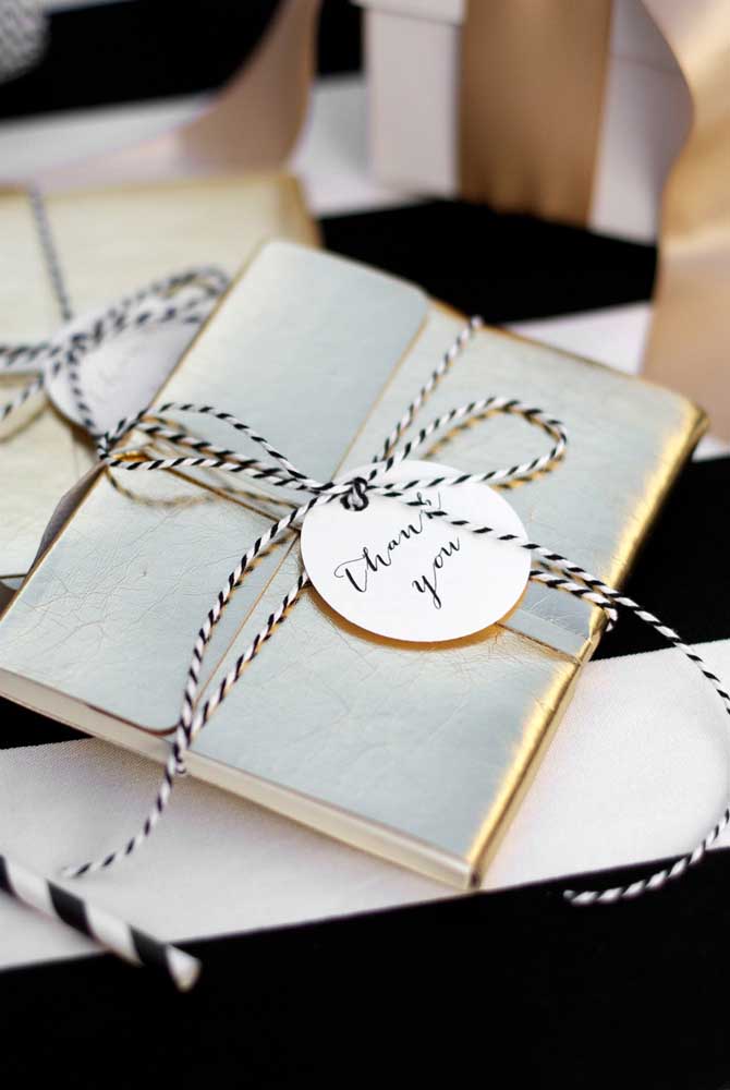 Nothing like elegant packaging to enhance a simple graduation gift