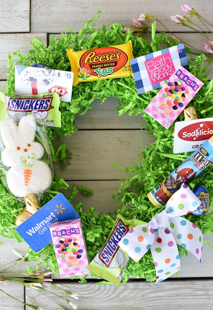 How about an Easter wreath? Creative and original idea