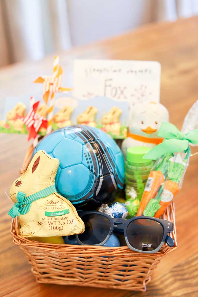 Playful and fun Easter basket for children