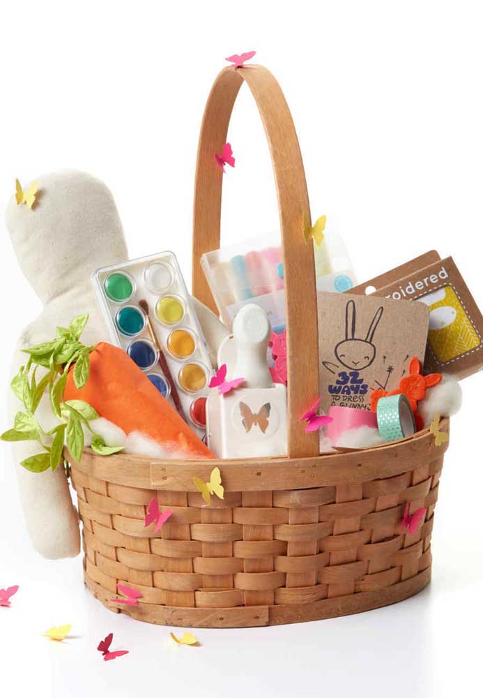 Playful and fun Easter basket for children