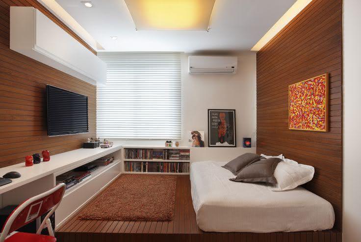 Teen room with wooden deck