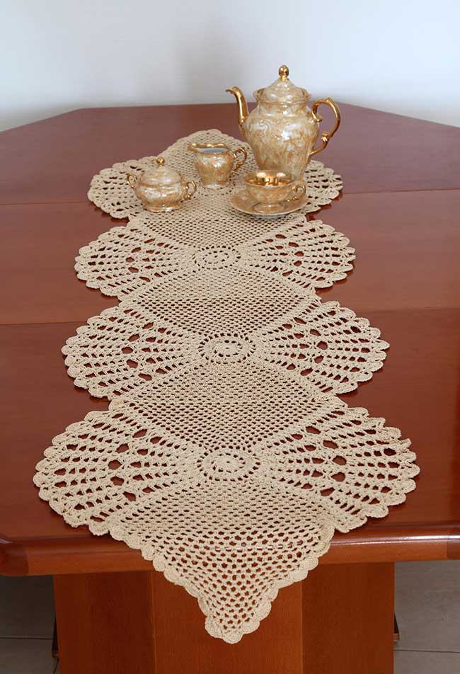 Traditional piece with string rug