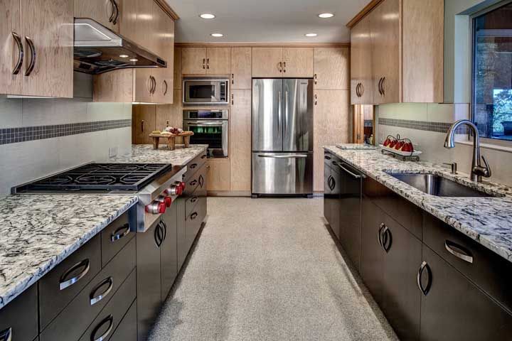 A granite countertop to be the highlight of the kitchen