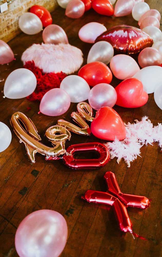 Balloon templates to use in a romantic surprise for your boyfriend