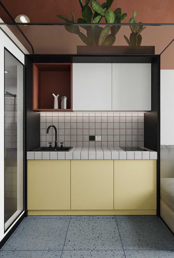 Practical and modern solutions for small kitchens (micro apartments, studios, lofts)