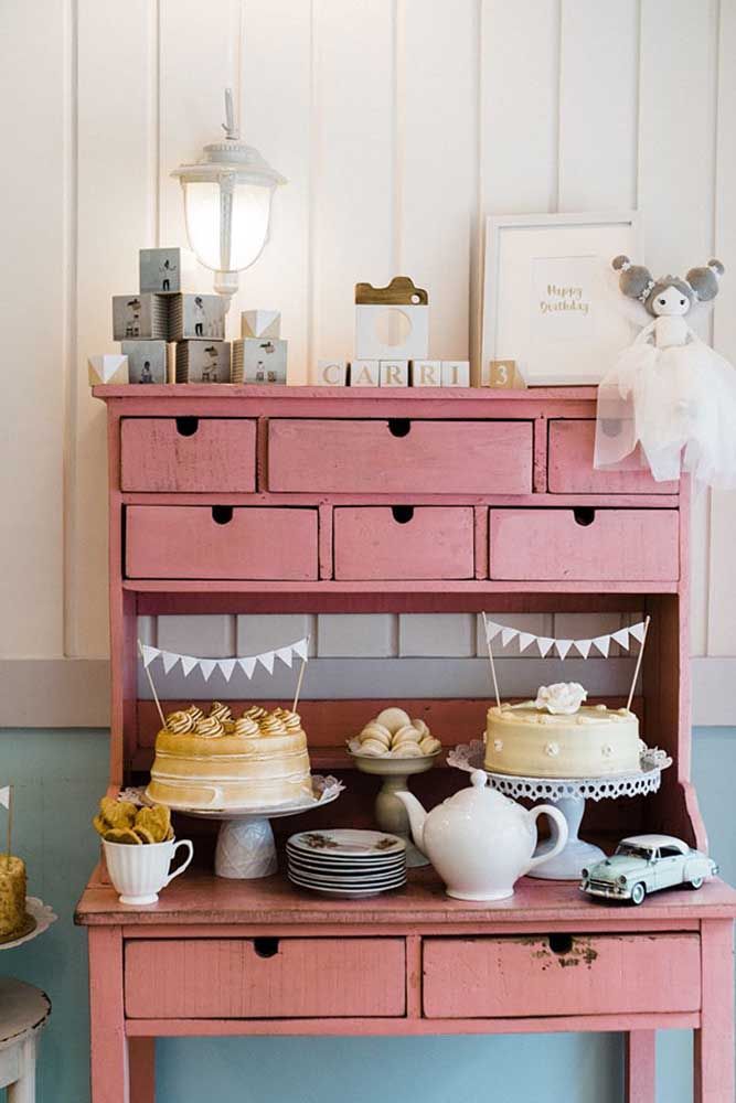 That old piece of furniture you have in your house can become the highlight of afternoon tea