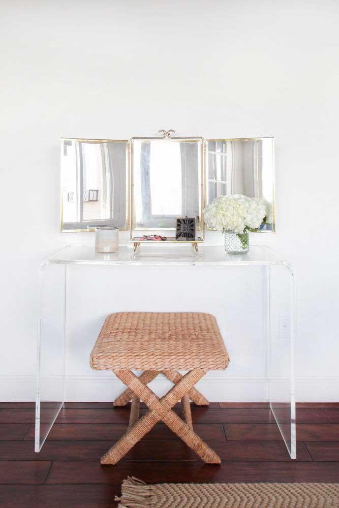 Do you dream of a dressing table? So get inspired by this one!