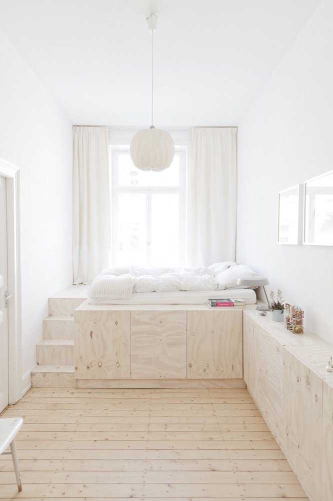 Female single room with furniture designed to make the most of space