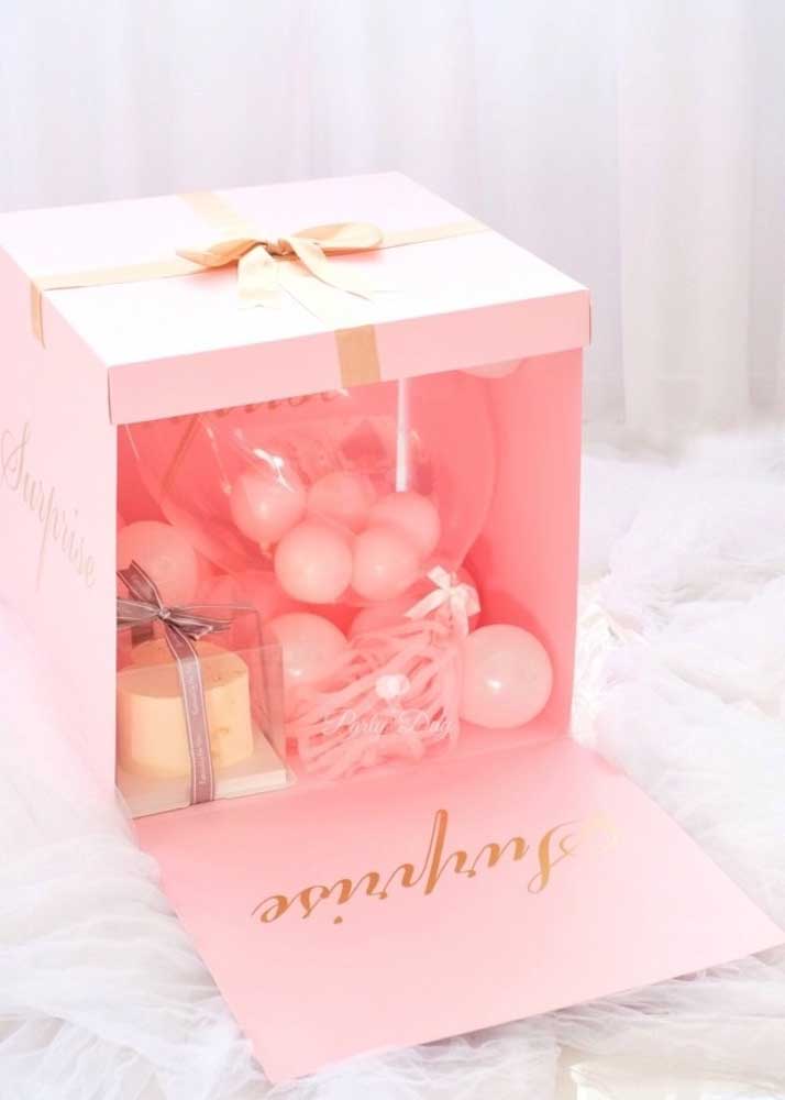 How about a surprise box with bath items?