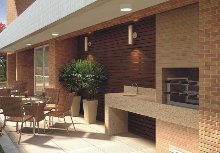 Receiving friends and family in this gourmet space is even better with the brick barbecue