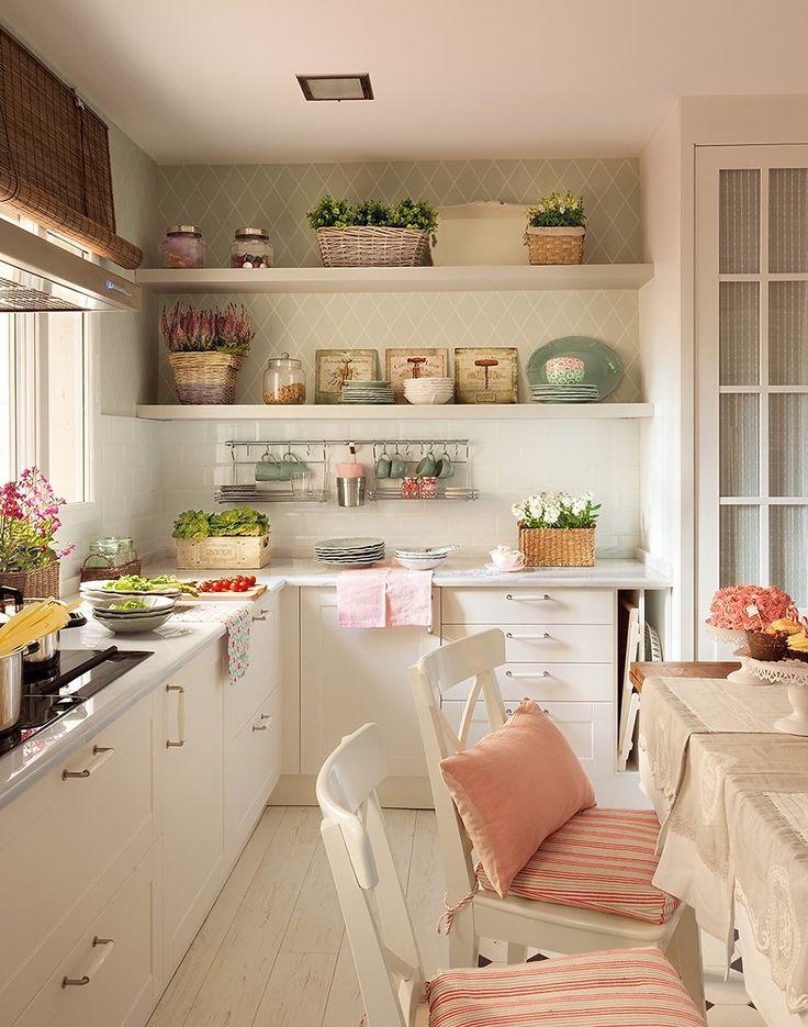 Very romantic style for a kitchen.