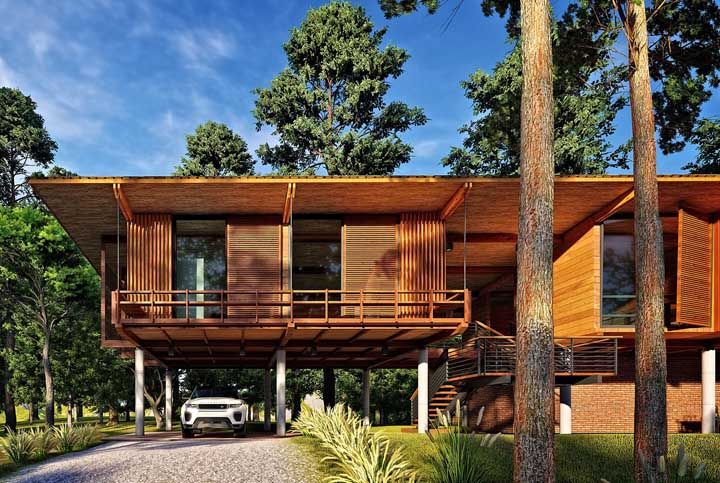 Wooden house and nature: is there a better combination?