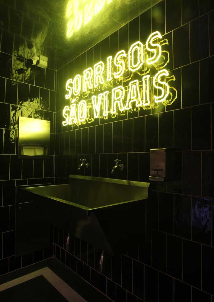 And what do you think of a neon sign for the toilet?