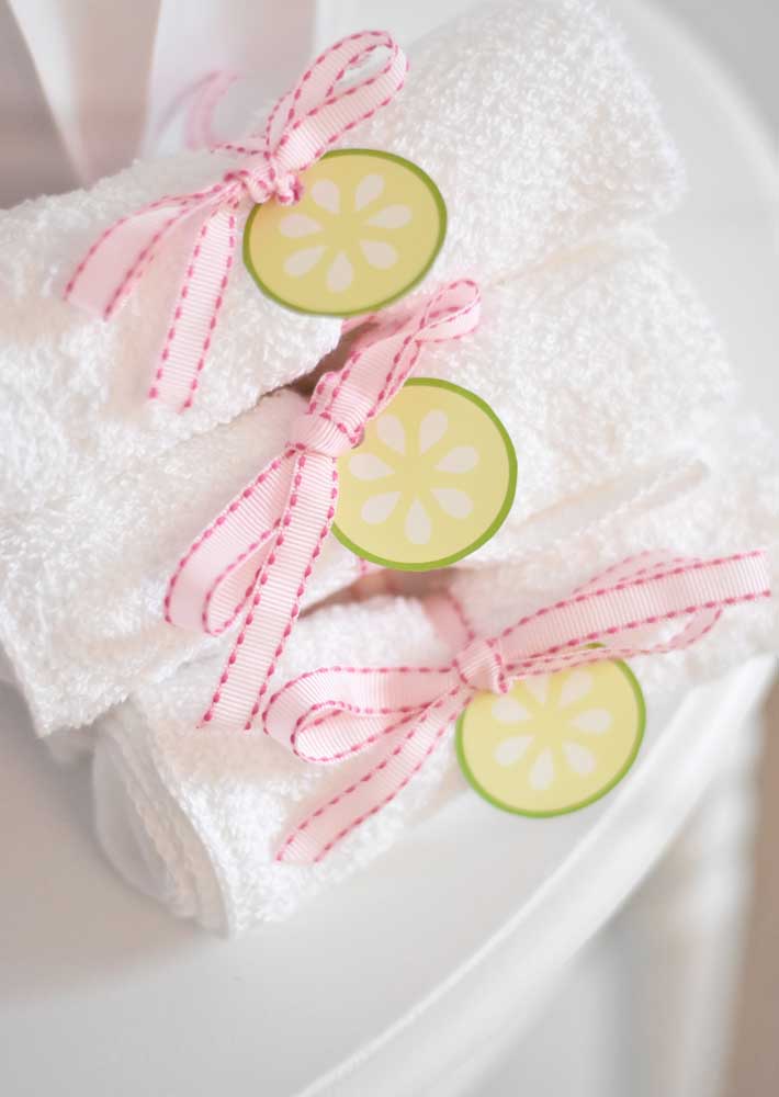 Individual wipes for each Spa Day guest