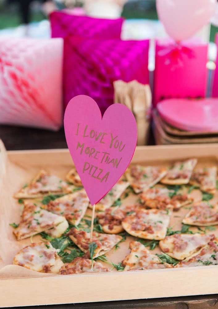 Para os casais apaixonados por pizza!