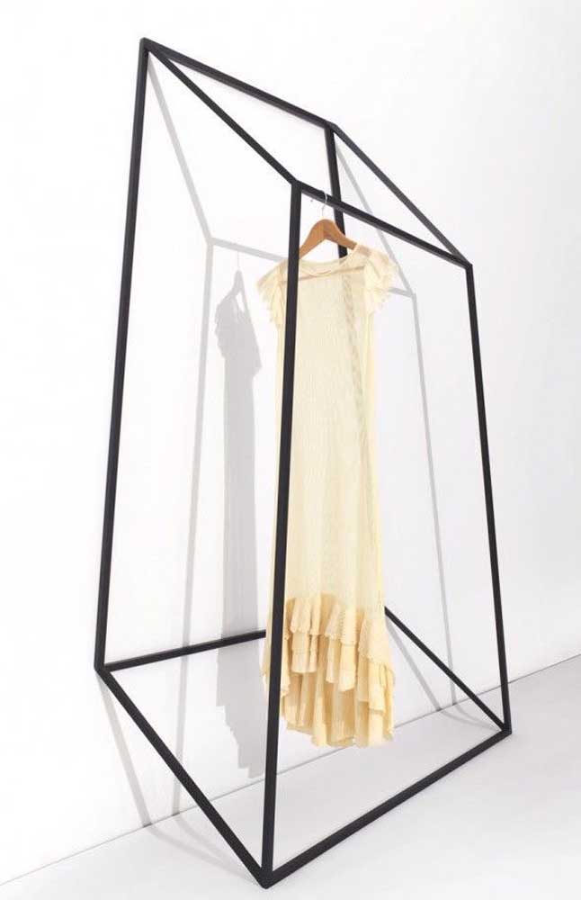 Arara de roupas em 3D: incrível essa ideia!