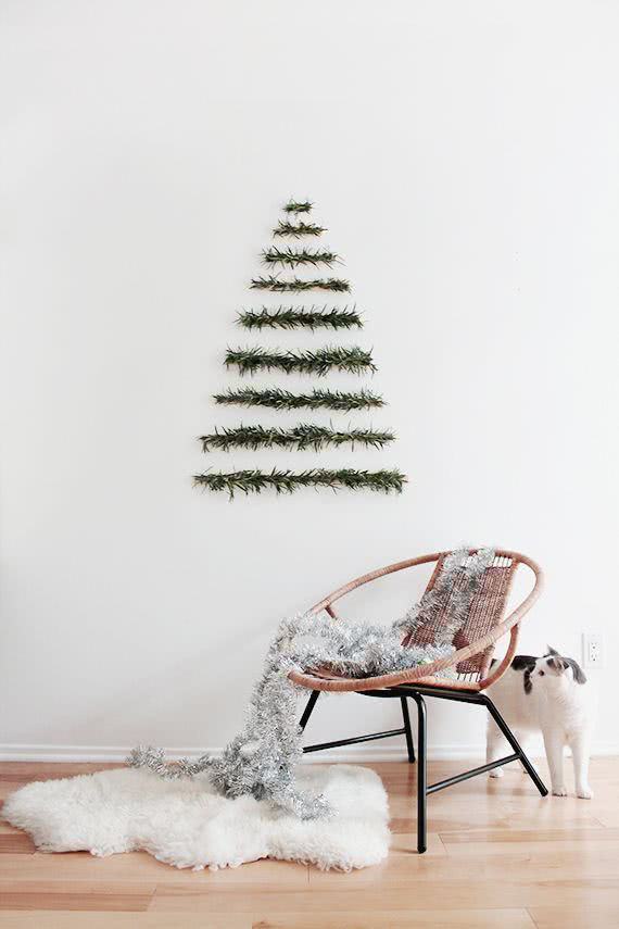 Monte uma árvore de Natal simples e fácil de fazer