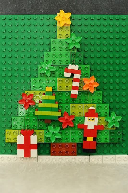 Árvore de Natal de lego
