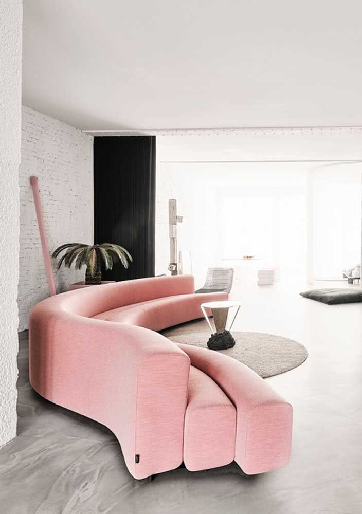 Muito design para um sofá só! Incrivelmente lindo