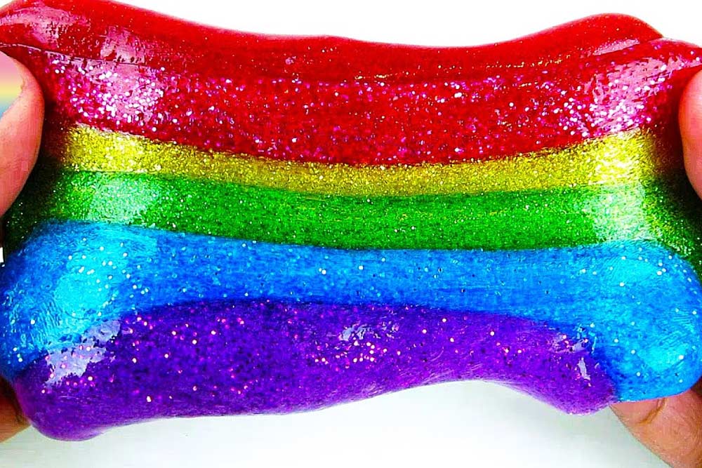 How to make slime with glitter