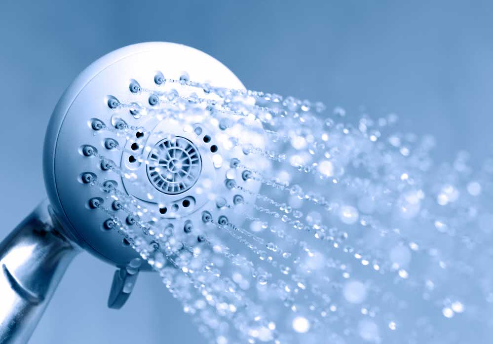 What are the advantages of the electronic shower?