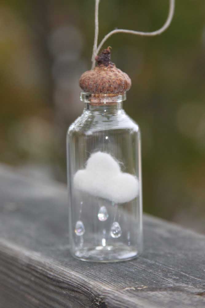 How about capturing a shower of love and keeping it in the bottle?  Here, this is the idea