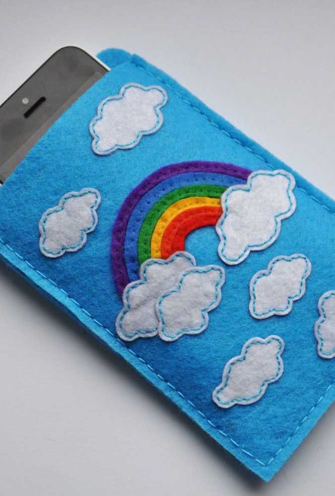 And what do you think of a cell phone case made of felt clouds?