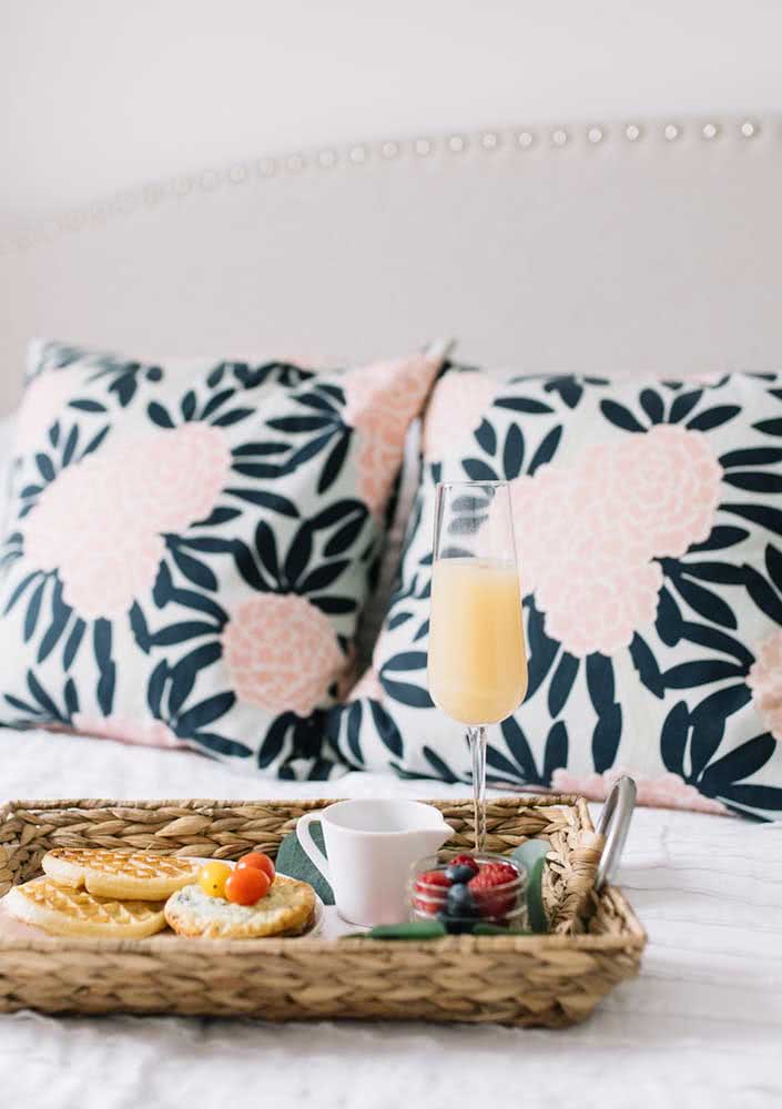 You don't need much for a romantic breakfast in bed 