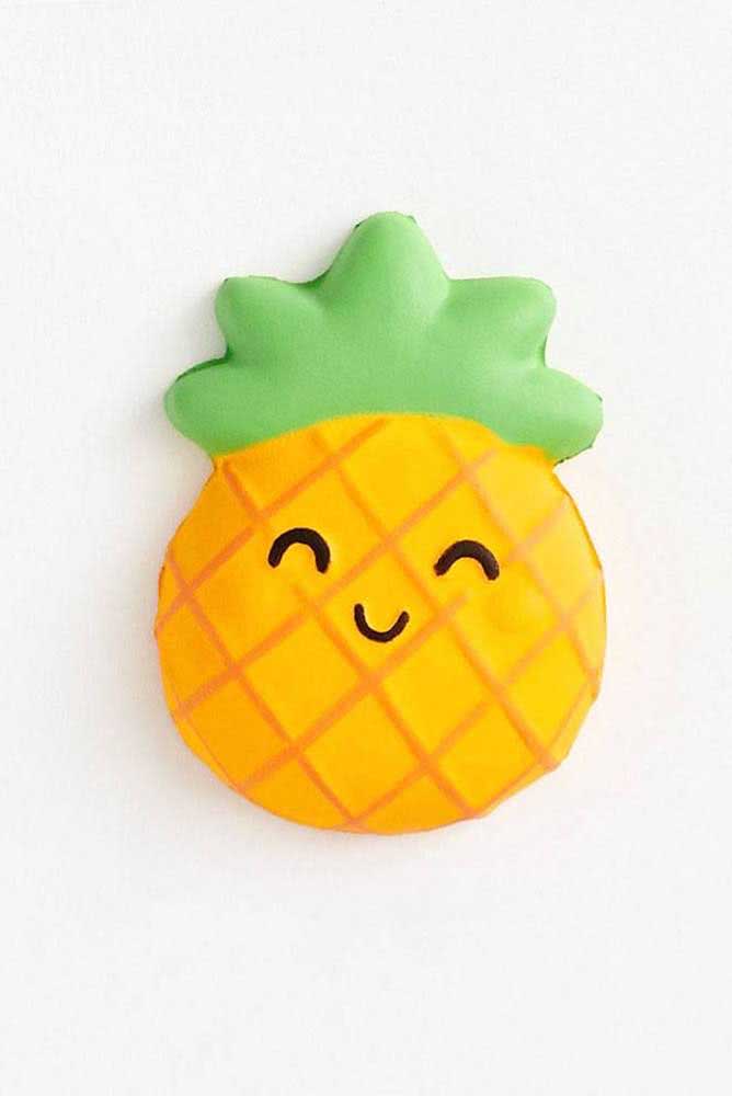 Pineapple squishy paper.  There are dozens of different molds for you to choose and make.